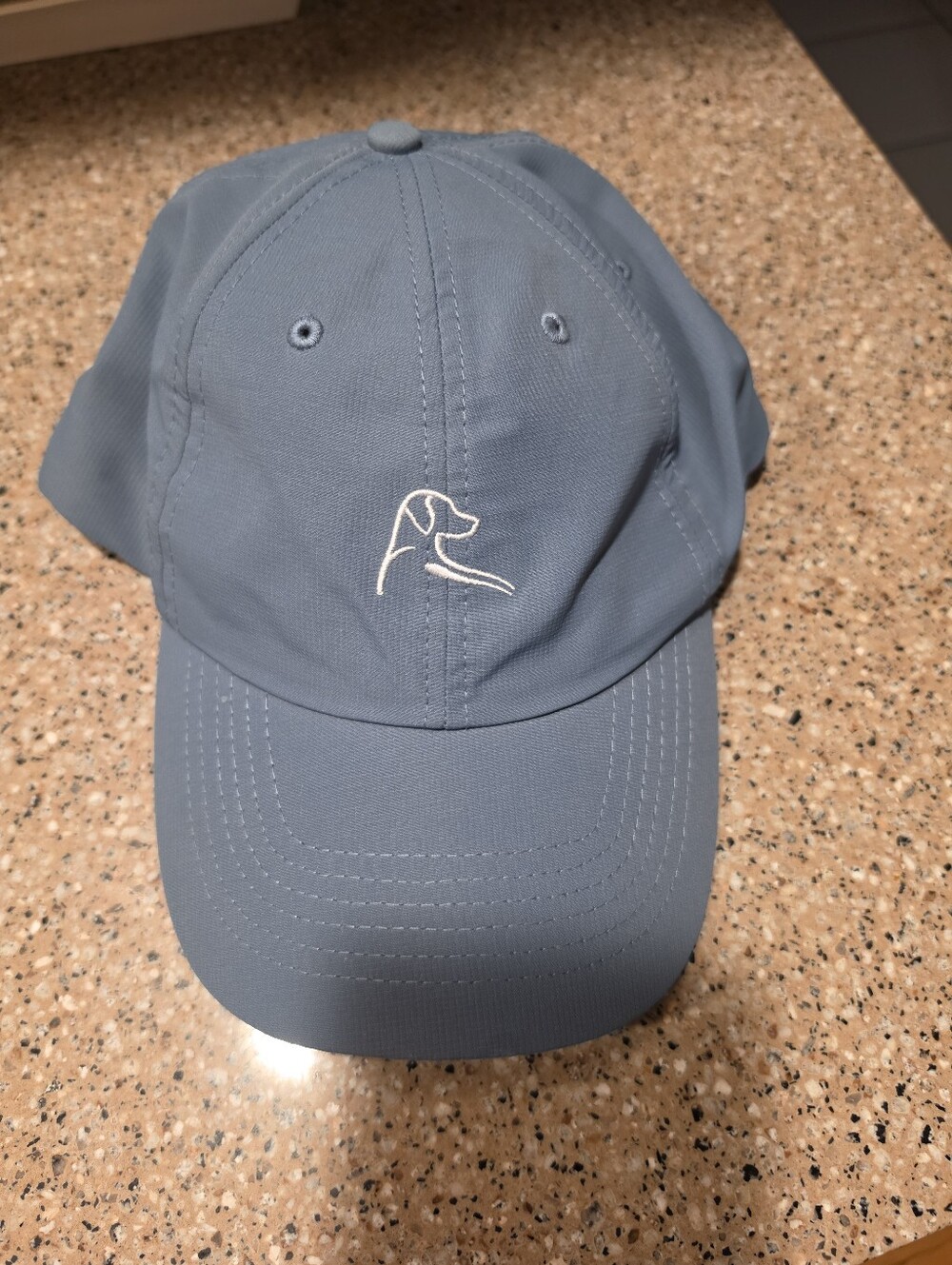 Rhoback Blue Gray Adjustable Baseball Cap Dog Theme Men's One Size Performance